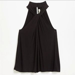 LOFT Twist Halter in Black, Size Small